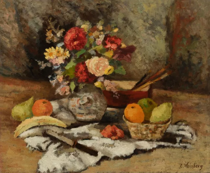 Nature morte aux fruits et aux fleurs
